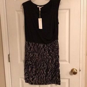Ladies BCBGeneration dress..black multi..L..NWT